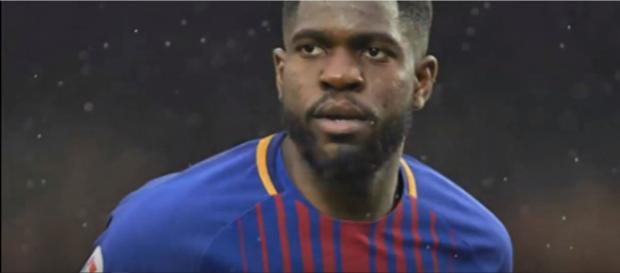 Samuel Umtiti (Imagem via Youtube) Samuel Umtiti (Imagem via Youtube)