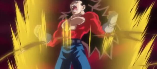 Super Dragon Ball Heroes: The power of Vegeth SSJ4. Image credit:Prince Vegeta101/YouTube screenshot Super Dragon Ball Heroes: The power of Vegeth SSJ4. Image credit:Prince Vegeta101/YouTube screenshot
