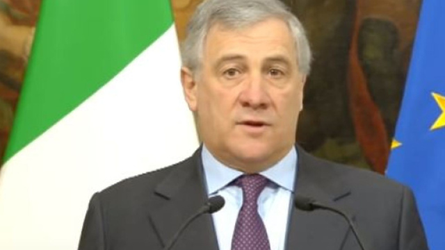 Il Presidente del Parlamento Europeo Antonio Tajani