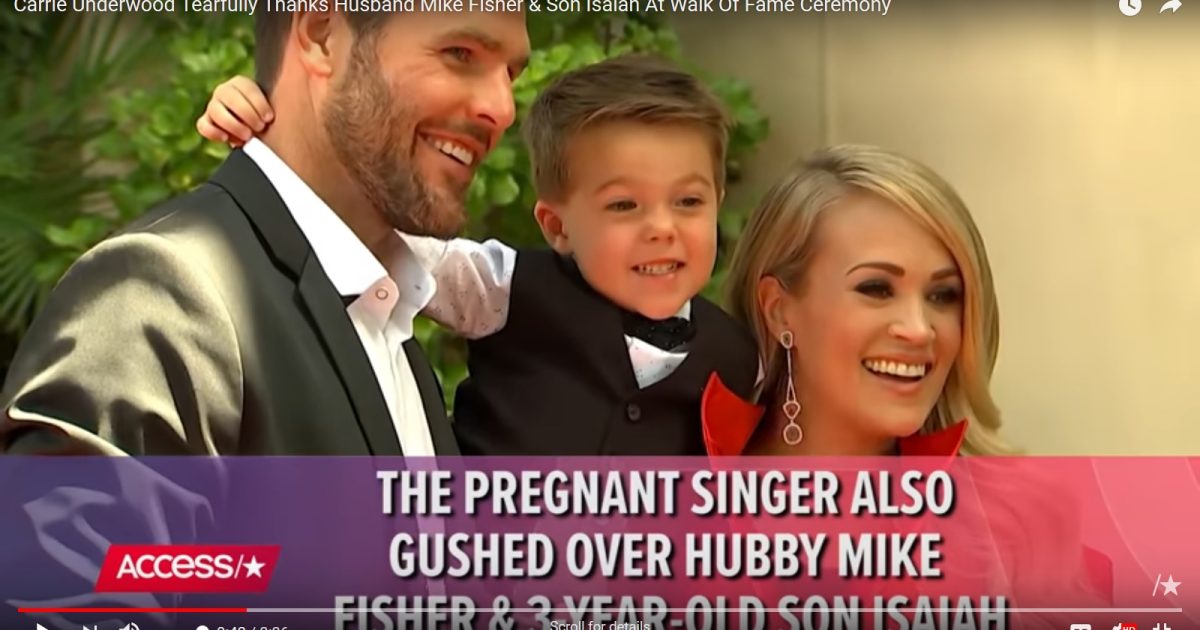 Carrie Underwood's hubby, Mike Fisher, salutes her with loving, faith