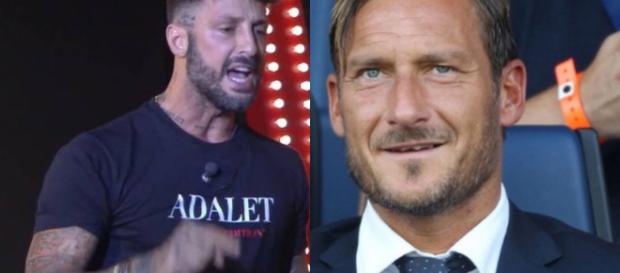 Fabrizio Corona e Francesco Totti Fabrizio Corona e Francesco Totti