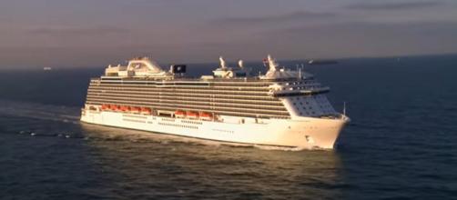 Authorities in America and Aruba investigating death of cruise passenger Almarosa Tenorio. [Image Source: Princess Cruises - YouTube]