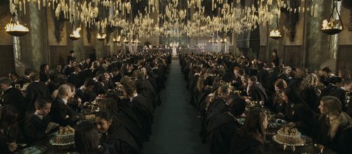 La Sala Grande del castello di Hogwarts.