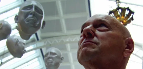 Candidate took on a cotemporary art task in Glasgow this week (Image credit: The Apprentice: You're Fired/ iPlayer)