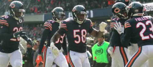 The Chicago Bears' defense came up big as they defeated the Detroit Lions, 23-16 Thursday. [Image via NFL/YouTube]