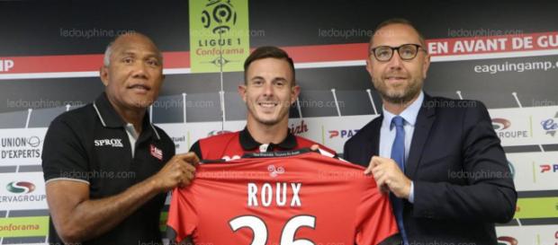 Nolan Roux l'attaquant de Guingamp Nolan Roux l'attaquant de Guingamp