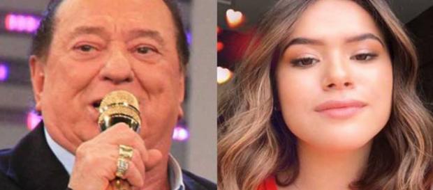 Raul Gil e Maisa Silva - Foto/Reprodução Raul Gil e Maisa Silva - Foto/Reprodução