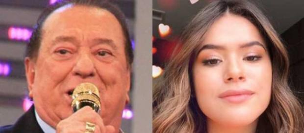 Raul Gil x Maísa Silva: uma grande polêmica. (foto reprodução). Raul Gil x Maísa Silva: uma grande polêmica. (foto reprodução).