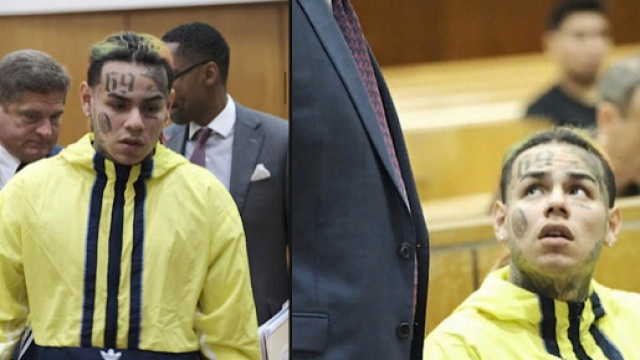 Il rapper durante l'ultima udienza a New York