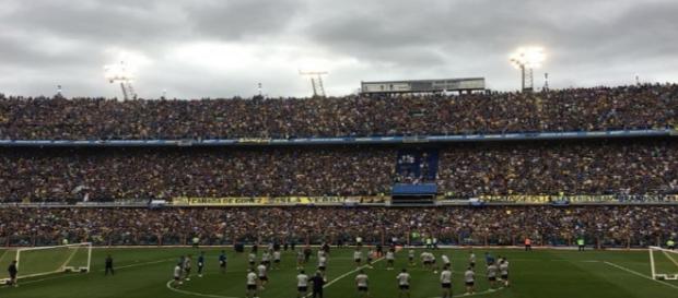 más de 50.000 hinchas de Boca Juniors en la práctica abierta más de 50.000 hinchas de Boca Juniors en la práctica abierta