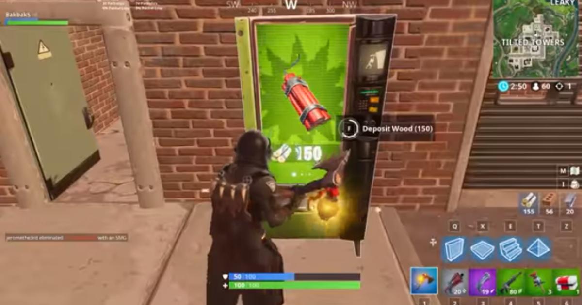 fortnite dynamite glitch discovered tender defender and a wreck it ralph collab - fortnite tender defender gameplay