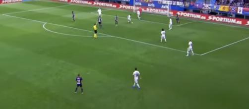 Eibar vs. Real Madrid 3-0 [image source: CrazySport TV - YouTube]