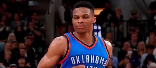 Russell Westbrook led the Oklahoma City Thunder to a win on Friday night. [Image via NBA/YouTube]