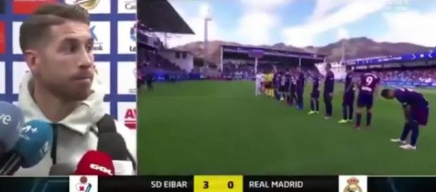 Ramos, en la zona mixta de Ipurua. / GOL Ramos, en la zona mixta de Ipurua. / GOL