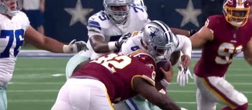 The Dallas Cowboys and Washington Redskins are battling for spots in the 2019 NFL Playoffs. - [NFL / YouTube screencap]