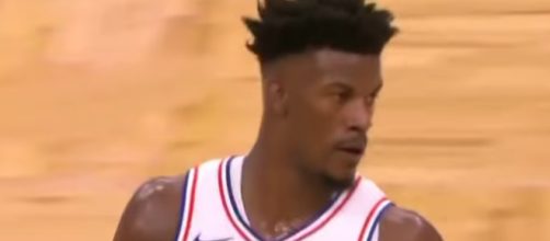 Jimmy Butler led the Sixers to victory on Sunday with a strong performance and game-winner. [Image via NBA/YouTube]
