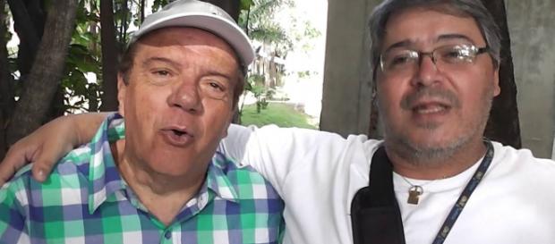 À esquerda o ator Marquinhos, da Rede TV. (foto reprodução). À esquerda o ator Marquinhos, da Rede TV. (foto reprodução).