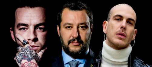 Salmo, Matteo Salvini e Gemitaiz