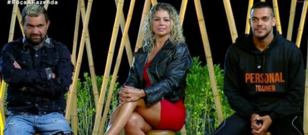 Mais uma roça formada no reality rural da Record (Reprodução/RecordTV) Mais uma roça formada no reality rural da Record (Reprodução/RecordTV)