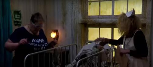 Anne takes on her second Bushtucker Trial at The Hellish Hospital(Image credit: I'm A Celebrity...Get Me Out Of Here!/ YouTube.com)