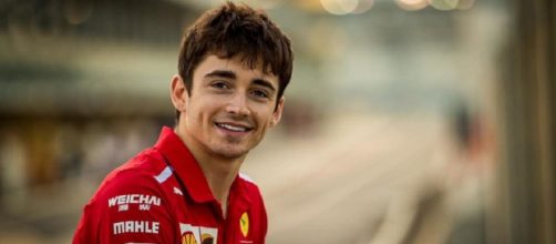Charles Leclerc al debutto con la Ferrari ai test di Abu Dhabi