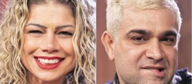 Catia Paganote e Evandro Santo estão na Roça (Reprodução/RecordTV) Catia Paganote e Evandro Santo estão na Roça (Reprodução/RecordTV)