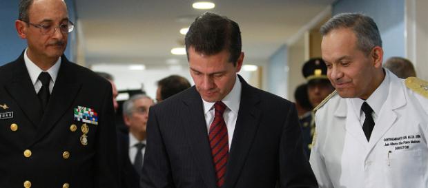 El presidente Enrique Peña Nieto durante la inauguración del Centro Médico Naval. - noticel.mx El presidente Enrique Peña Nieto durante la inauguración del Centro Médico Naval. - noticel.mx