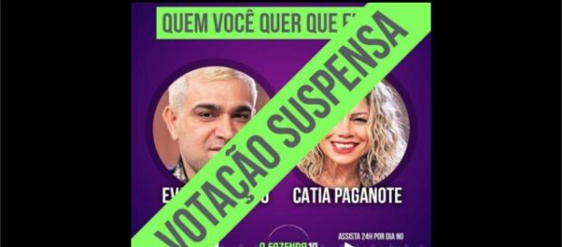 Muitos internautas torcem pela expulsão de Catia Paganote Muitos internautas torcem pela expulsão de Catia Paganote