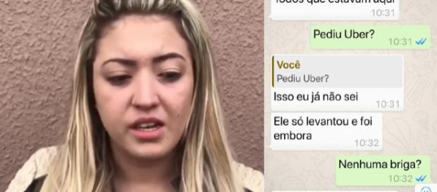 Allana Brittes, que está presa, trocou mensagens com a mãe da vítima Allana Brittes, que está presa, trocou mensagens com a mãe da vítima