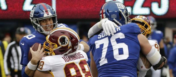 Redskins derrotan a los Giants en NY y son la sorpresa en la NFC Este con marca de 5-2 Redskins derrotan a los Giants en NY y son la sorpresa en la NFC Este con marca de 5-2