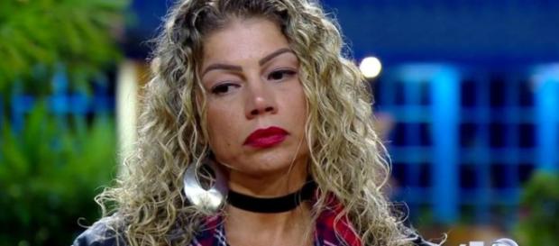 Cátia Paganote, ex-paquita da Xuxa, foi expulsa do programa A Fazenda. (reprodução/R7) Cátia Paganote, ex-paquita da Xuxa, foi expulsa do programa A Fazenda. (reprodução/R7)