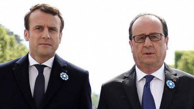 Emmanuel Macron dénonce le 'cynisme' de François Hollande