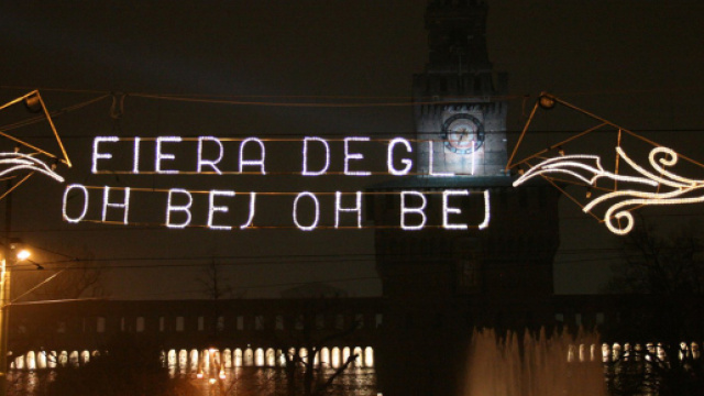 Fiera degli Obei Obei a Milano.