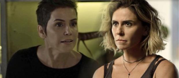 Luzia e Karola ficam cara a cara na reta final de Segundo Sol. (foto reprodução). Luzia e Karola ficam cara a cara na reta final de Segundo Sol. (foto reprodução).