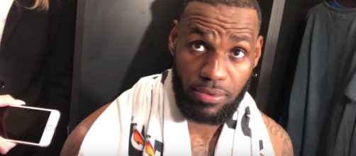 Reporters asked LeBron what he thinks about Magic Johnson and Luke Walton's recent meeting. - [ESPN / YouTube screencap]