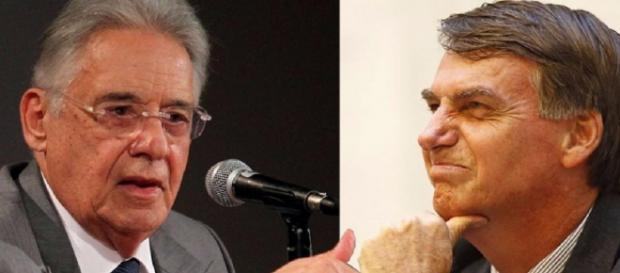 Bolsonaro e FHC trocam farpas no Twitter Bolsonaro e FHC trocam farpas no Twitter