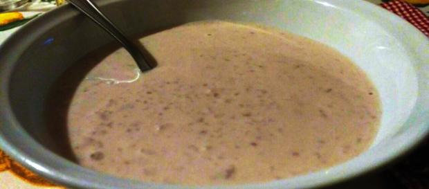 Zuppa di riso, latte e castagne Zuppa di riso, latte e castagne