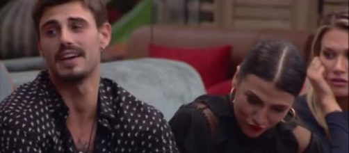 Francesco Monte e Giulia Salemi durante l'ottava puntata del GF Vip