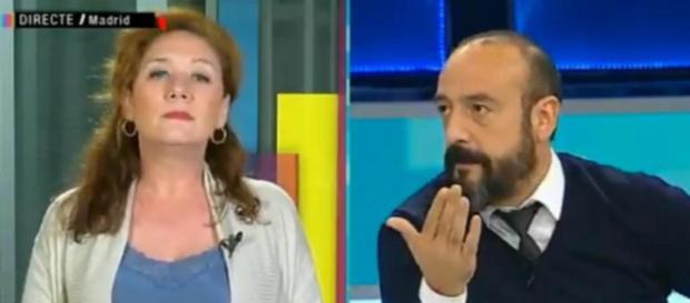 Cristina Fallarás y Jordi Cañas Cristina Fallarás y Jordi Cañas