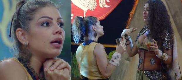 Revelação foi feita por Cátia durante uma festa no reality show A Fazenda. (foto reprodução). Revelação foi feita por Cátia durante uma festa no reality show A Fazenda. (foto reprodução).