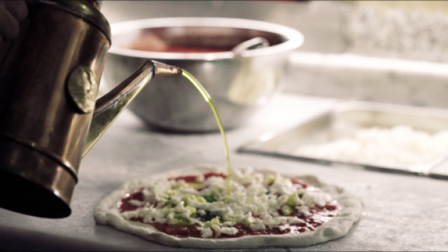 La pizza napoletana Margherita