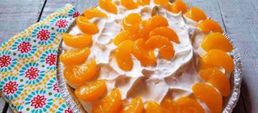 No-Bake Orange Creamsicle Pie - - (Image via blessedbeyondcrazy/Youtube screencap)