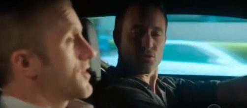 Steve (Alex O'Loughlin) doesn't need much time to determine Danny's (Scott Caan) super power on Hawaii Five-O. [Image source-TVSeries-YouTube]