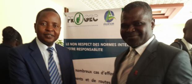 Delor Magelan Kamseu président de la LCC à gauche (c)google.com Delor Magelan Kamseu président de la LCC à gauche (c)google.com