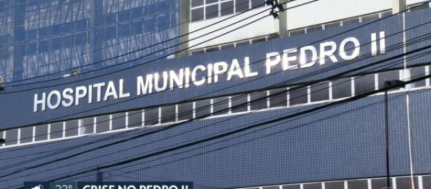 Faixada do Hospital Pedro II, Rio de Janeiro. (reprodução G1) Faixada do Hospital Pedro II, Rio de Janeiro. (reprodução G1)