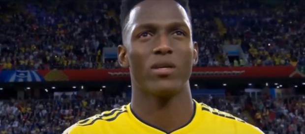 Yerry Mina (Imagem via Youtube) Yerry Mina (Imagem via Youtube)