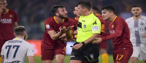 Continuano le polemiche per l'arbitraggio di Rocchi in Roma-Inter