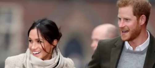 Meghan Markle joins Prince Harry for a powerful Christmas Carol service. [Image source/Access YouTube video]