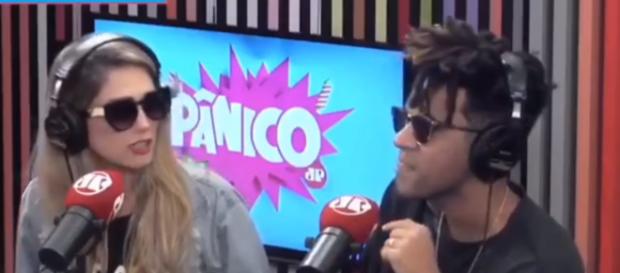 Nadja e D’Black no Pânico. (Reprodução) Nadja e D’Black no Pânico. (Reprodução)