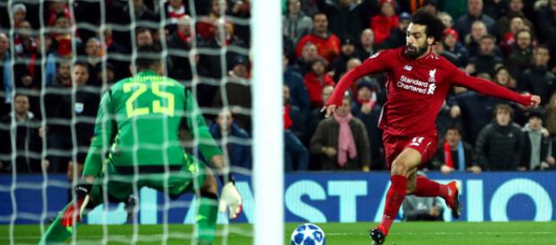 Salah metió el gol de la calificación en el primer tiempo. www.stadiumastro.com Salah metió el gol de la calificación en el primer tiempo. www.stadiumastro.com